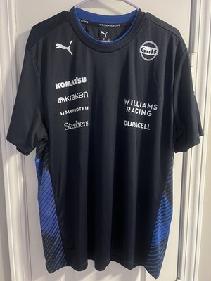 Puma Williams Racing F1 Team Tee Shirt 2025 EXTRA LARGE XL Navy blue