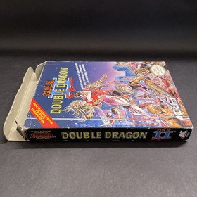 🔥Double Dragon II 2 The Revenge completo di scatola CIB con poster! Nintendo NES 1990