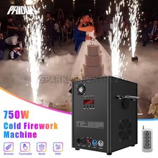 PAIDUN 750W Cold Spark Machine DMX Remote Sparkler Wedding Party DJ Disco Club