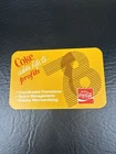 Vintage Coke Adds Life To Profits 1978 Pocket Calendar Coca Cola ‘78 Distributor