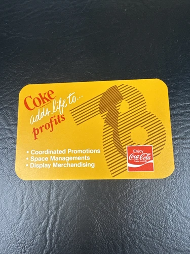Vintage Coke Adds Life To Profits 1978 Pocket Calendar Coca Cola ‘78 Distributor