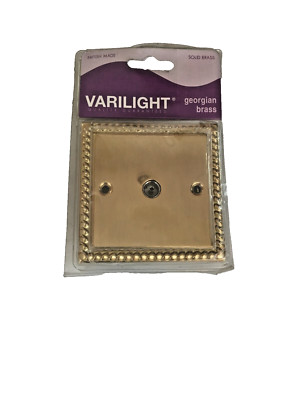 Varilight georgianisches Messing Wand-TV-Buchse