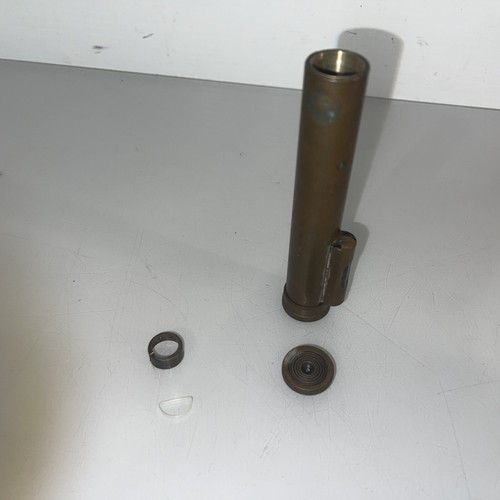 Mira topográfica antigua de latón a nivel manual N/REPARACIÓN - Imagen 8 de 9