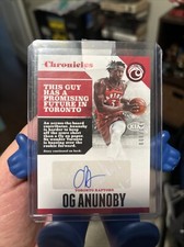 2017-18 Panini Chronicles OG Anunoby Rookie Auto Autograph 8/149 Knicks Raptors