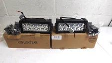 (2) Nilight LED Light Bar 36w 7" Off Road Spot Light for ATV Tractor Truck