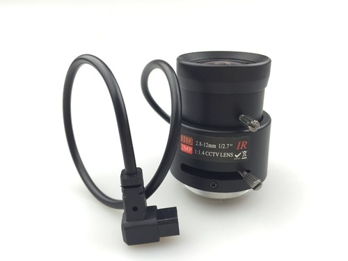 CCTV 1/2.7" F1:1.4 2.8-12mm 2MP DC-Auto Iris Vari-Focal CCTV CS Lens  - Afbeelding 1 van 5