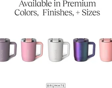 BRUMATE MUV 15OZ INSULATED COFFEE OR DRINK TRAVEL MUG WITH HANDLE Hot Or Cold