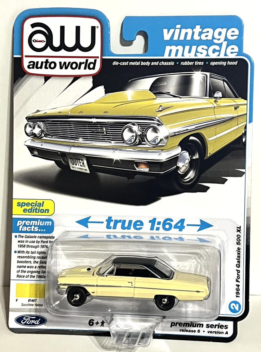 AW Auto World Vintage Muscle 1964 FORD GALAXIE 500 XL