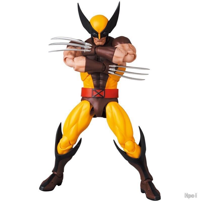 【中古】開封)MAFEX WOLVERINE CMIC Ver.(ｳﾙｳﾞｧﾘﾝ)[18][240018376153] In Stock CT Toys MAFEX No.138 X-MEN Wolverine Brown Suit COMIC Ver