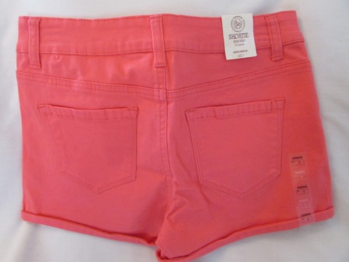 Damen-Shortie-Shorts "SO" Größe 11, Calypso, hoher Bund, flache Vorderseite, Bündchen - Bild 2 von 3