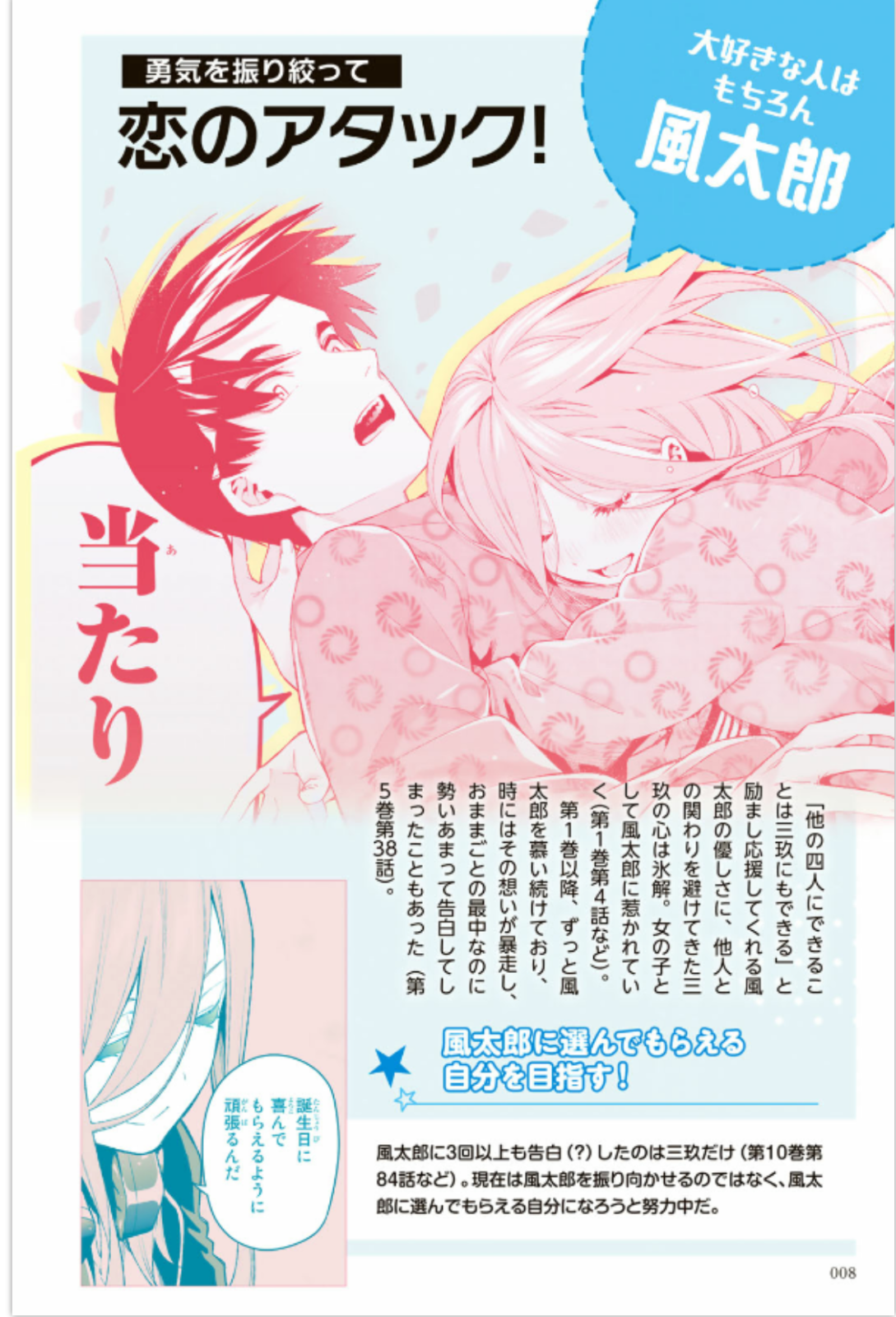 Nakano Miku 5-toubun No Hanayome Notebook: (110 Pages, Lined, 6 x 9) : ,  Bobby: : Books