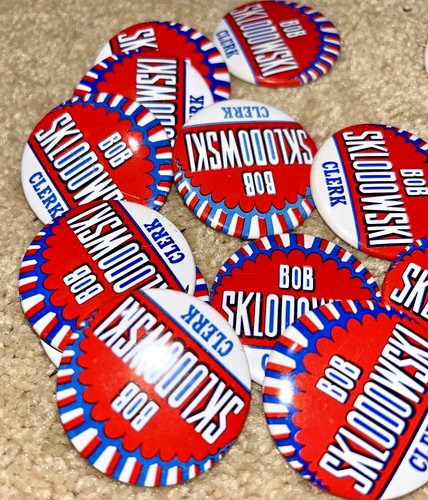 1970's Chicago / Cook County BOB SKLODOWSKI - CLERK 22 Buttons - Picture 2 of 3