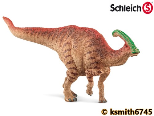 Schleich 24cm PARASAUROLOPHUS solid plastic toy DINOSAUR Prehistoric animal NEW