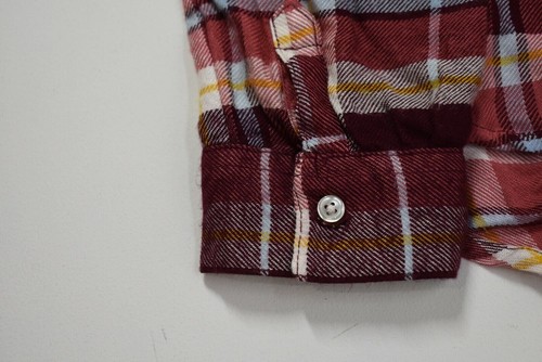 Old Navy Girl's Youth Multicolor Plaid Long Sleeve Button-Up Casual Shirts (14) - Picture 4 of 7