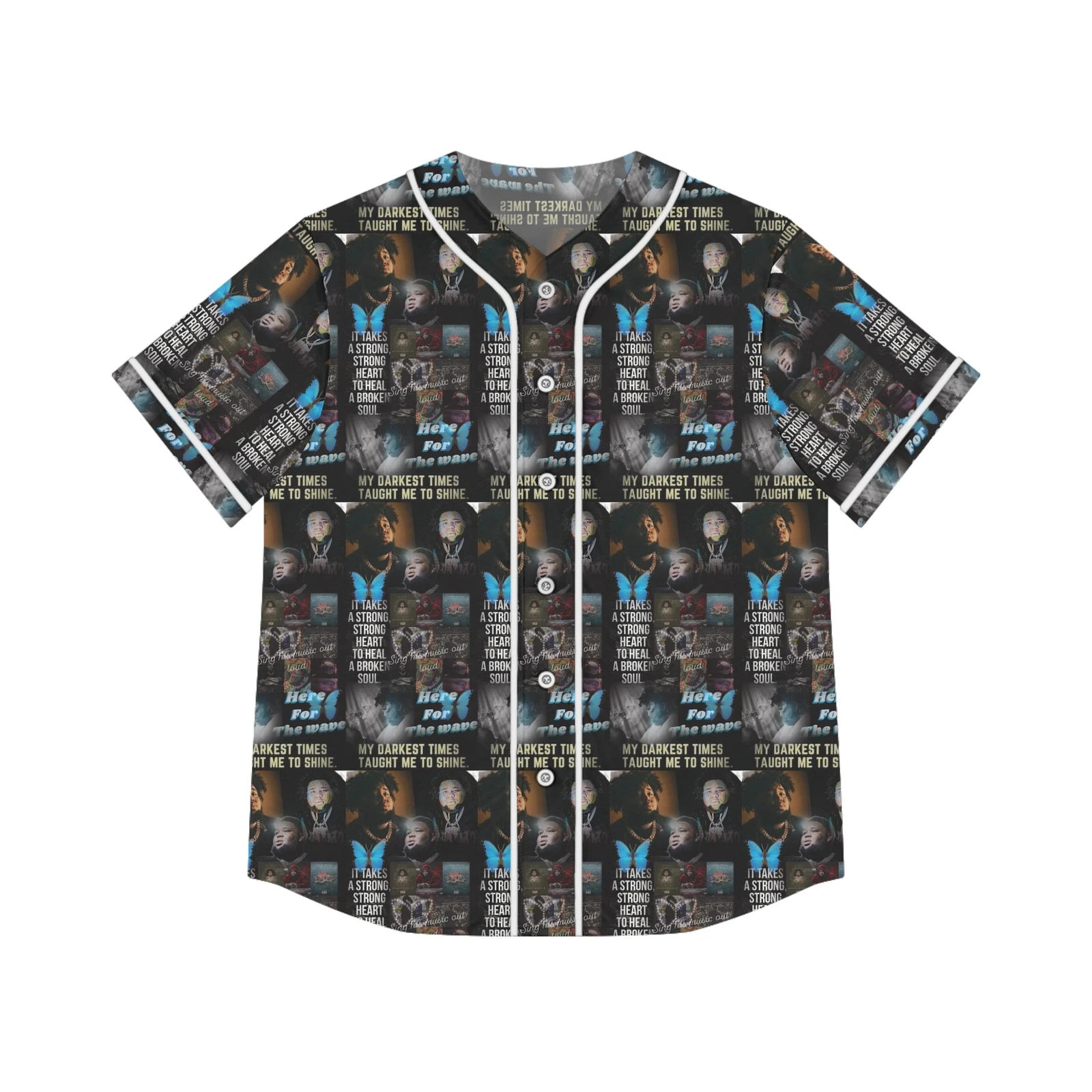 rod wave baseball jersey for women