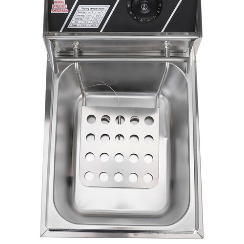 20L 10L Large Electric Deep Fat Fryer Dual Single Tank Food Frying Chip Basket - Picture 15 of 29