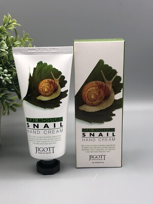 Jigott Real Moisture Snail Hand Cream 3.4 oz New & Sealed In Box