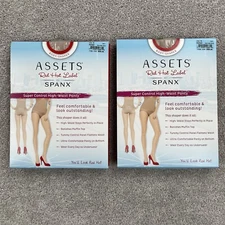 Spanx Assets Red Hot Label Super Control High Waist Panty Plus Size 6F Bare Set2