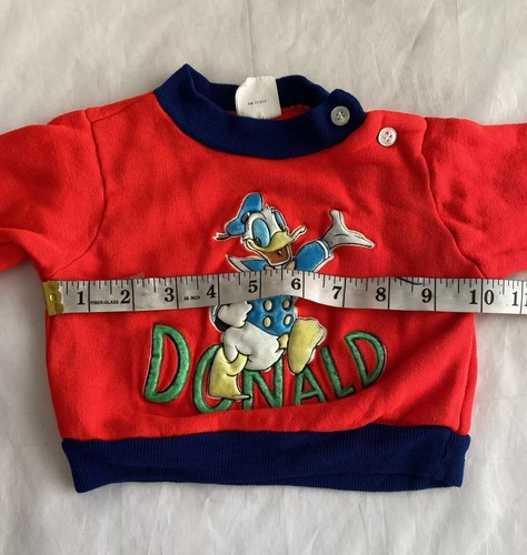Vtg 60s 70s Disney Shirtees Donald Duck Pullover Size 2 - Picture 7 of 8