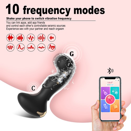 Prostate Massager Remote Control Anal Vibrator Dildo Butt Plug Sex Toy for Men - Picture 48 of 55