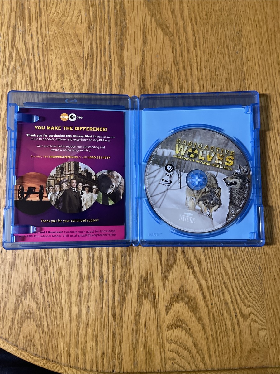 Super Rare Blu-ray PBS Nature Radioactive Wolves Chernobyl's