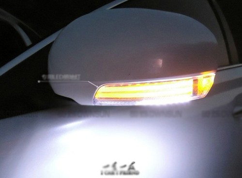 2x Error Free LED Side Mirror Puddle Lights For VOLKSWAGEN GOLF MK5 GTI GT R32 - Picture 7 of 9