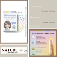 OOTD Star Spot Acne/Pimple Patch For Face 80cts