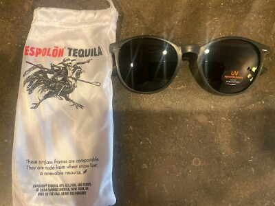 Espolon Tequila UV Sunglasses Distillery Promo Pouch Unisex Wayfarer  NEW!