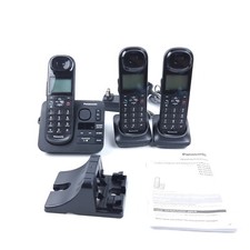 Panasonic 3 Handset KX-TG4033 Cordless Phone Set Bluetooth 6.0 Plus