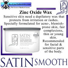 Satin Smooth Zinc Oxide Soft Wax Strip 400g 14 oz Can