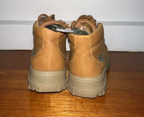 ZARA - BROWN BABY TIMBERLANDS: Size 22 EUR - Size 6 AU - Picture 4 of 5