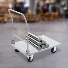 Heavy Duty Platform Truck 220lbs Industrial Flat Dolly Cart Hand Truck