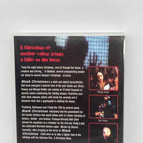 Black Christmas VHS Horror Cult 70s Slasher Thriller Olivia Hussey Video Tape - Picture 3 of 6