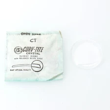 Original NEW G-S "Curv-Tite" CT Arcylic Watch Crystals - See List (PA1D25)
