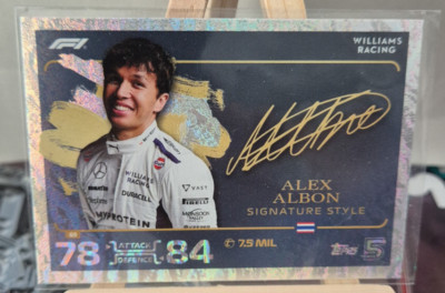 Topps Turbo Attax F1 (Formel 1/Formula 1) 2024 #69 Alex Albon (Signature Style)