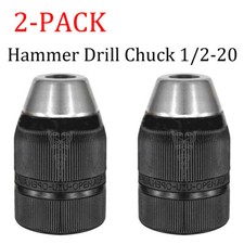 2 Jacobs Keyless Hammer Drill Chuck 1/2-20 For Milwaukee Electric Drill / Driver