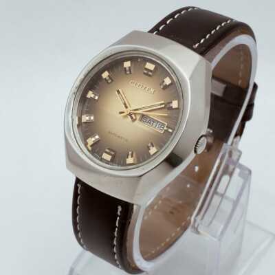 Citizen 4-652355 TA Automatic Date/Day Vintage Men's Watch