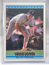 1992 Dunruss Wade Boggs 210 Error. Ready To Be Graded Mint Condition