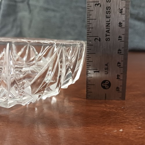 Plato de vidrio precortado de vidrio de cristal Anchor Hocking vintage de 5,5" de diámetro - Imagen 7 de 7