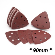 90mm Sanding Sheets Triangle Delta Detail Mouse Pads 40 60 80 120 240 ..400 Grit