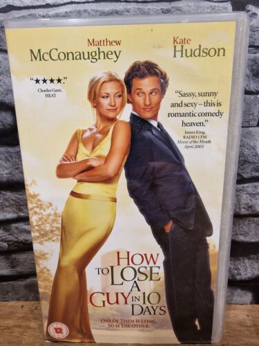 HOW TO LOSE A GUY IN 10 DAYS VHS VIDEO, BRAND NEW SEALED. - Afbeelding 1 van 4