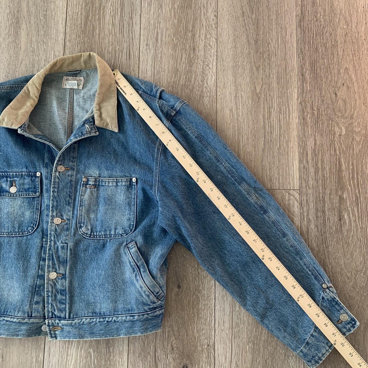 Vintage 90s Polo Ralph Lauren Dungaree Denim Jacket Jean XL Vintage 90s Polo Ralph Lauren Dungaree Denim Jacket Jean XL