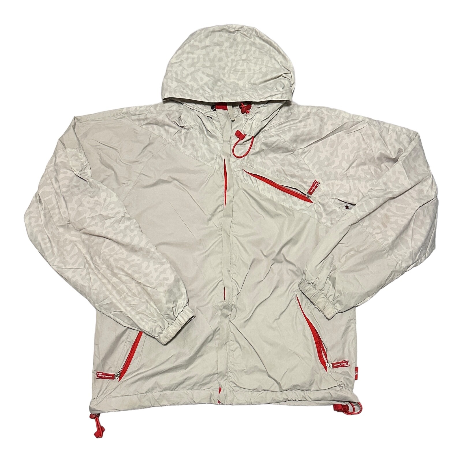 Johnny Cupcakes Grey Windbreaker Jacket Mens Size Medium Used eBay