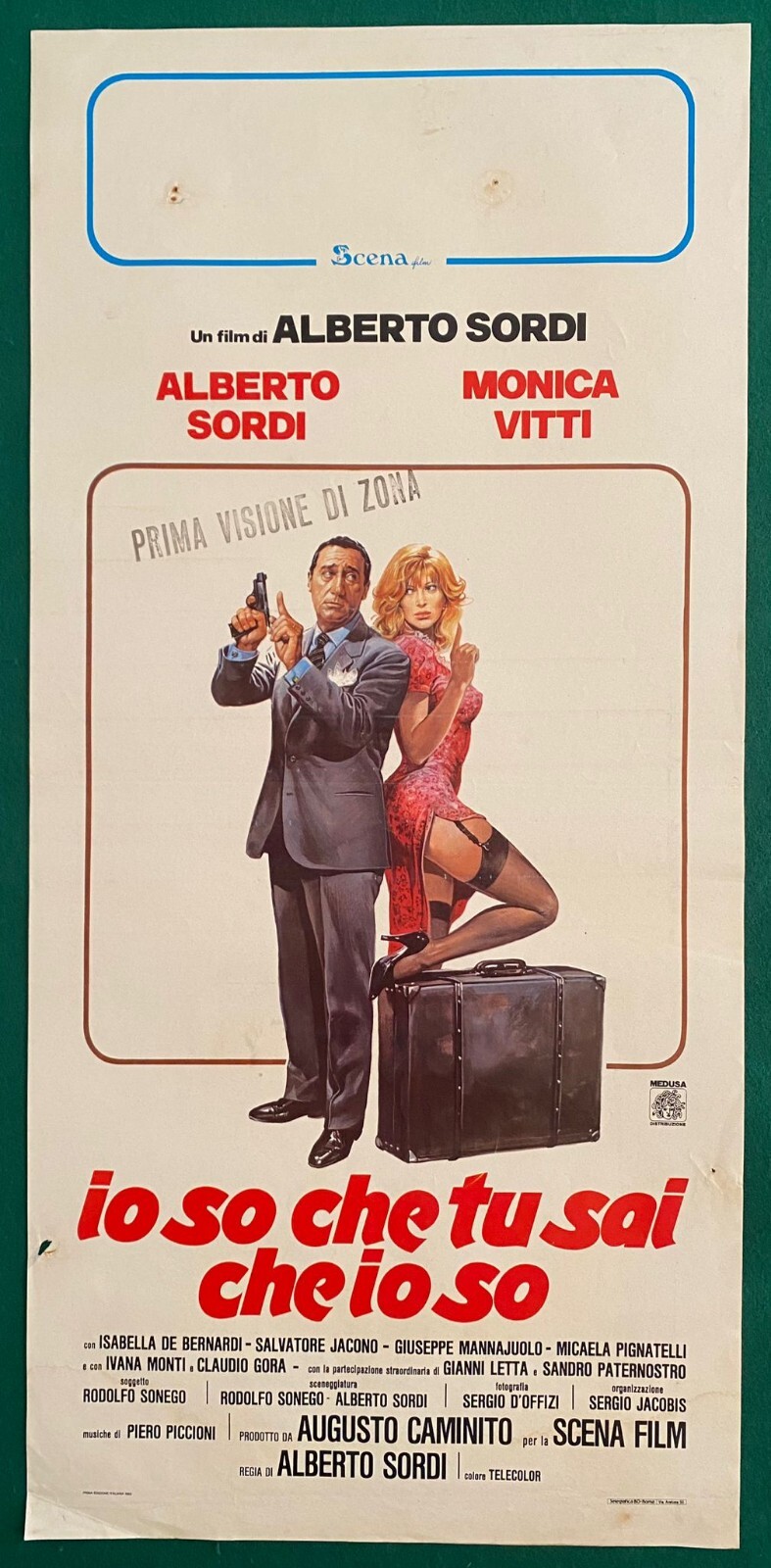 Locandina originale film Io so che tu sai che io so (1982) - Regia di Alberto Sordi