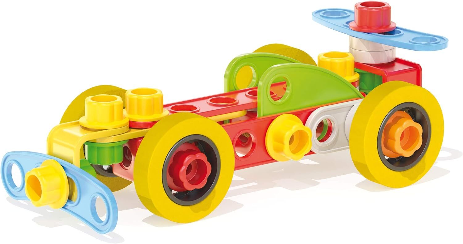 Quercetti 6155 Tecno Jumbo Konstruktionsspielzeug Kinder Spielzeug 3 Jahren