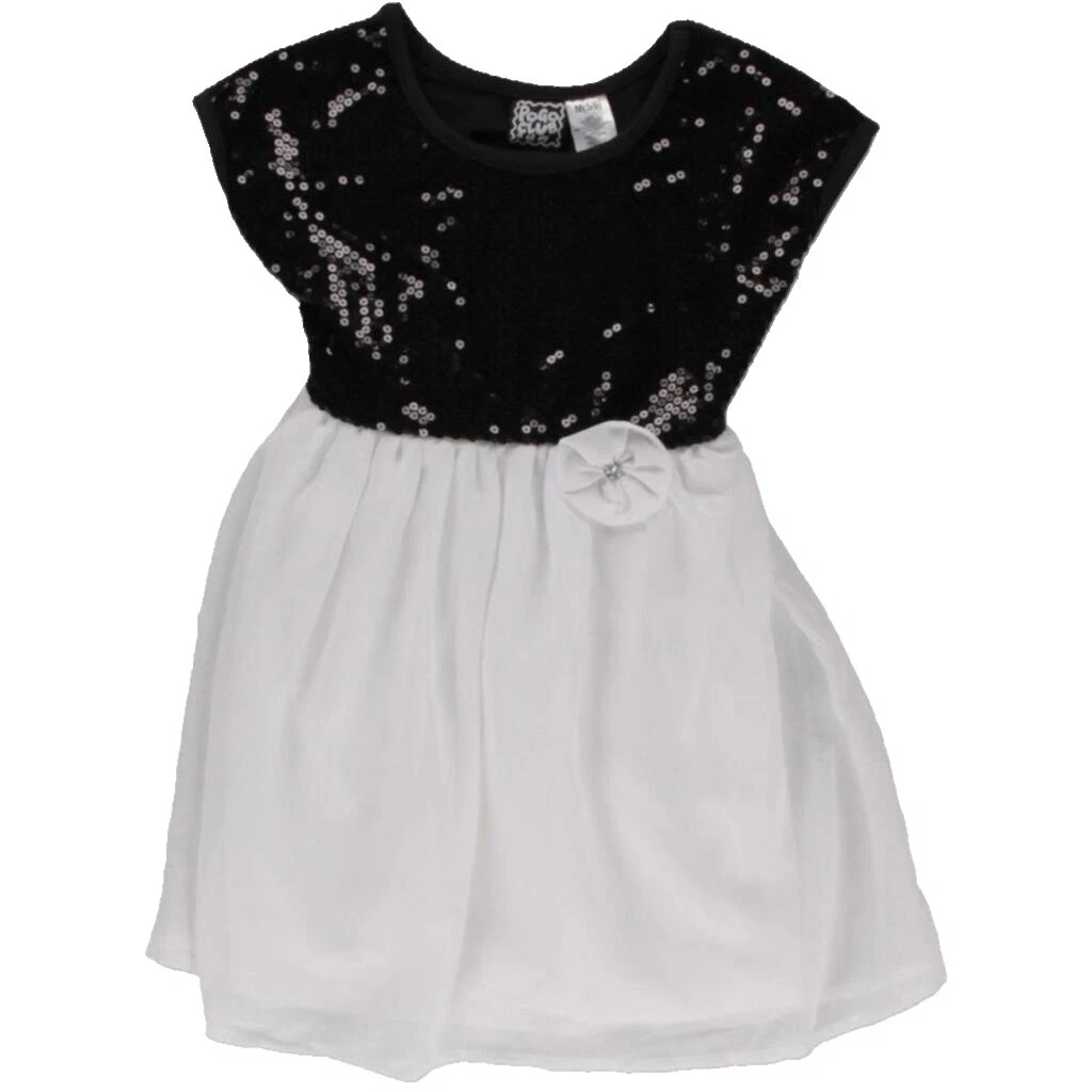Black Size S Short Sleeve Dresses for Girls