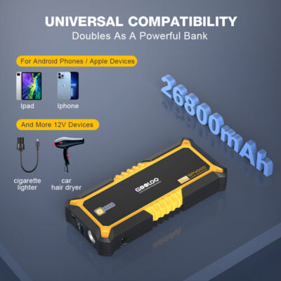 GOOLOO 4000A Auto Starthilfe Jump Starter Ladegerä Produktbild-Vorschau 8