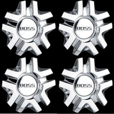4 Cap Deal Boss Motorsports 327 Chrome Wheel Rim Center Caps 3206 Made In Korea