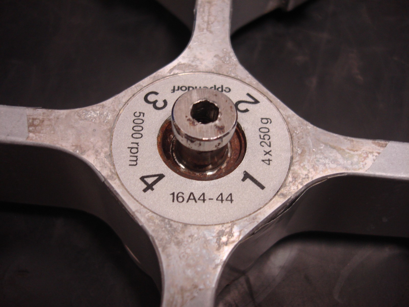 Eppendorf 16A4-44 Rotor for 5403 Centrifuge Carriers Buckets 5,000 RPM Warranty