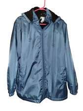 Women's Totes Water Resistant Blue Lined Hooded Winter Coat Jacket - Size 1x